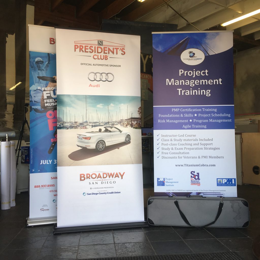 LEAD Banner and Sign Stands