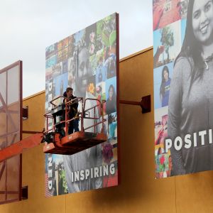 16x16 Murals Using Composite Aluminum
