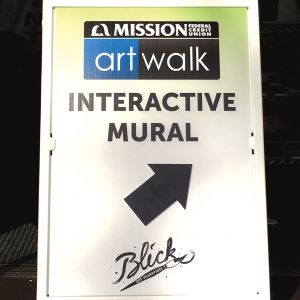 A Frame plus Coroplast Sign