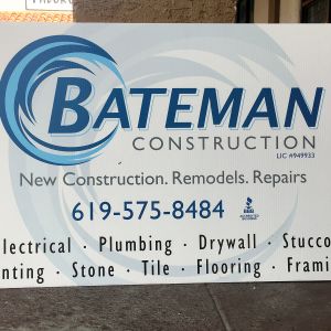 Coroplast Construcion Fence Signage