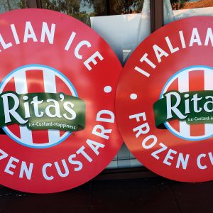 Outdoor Double Sided Aluminum Sign