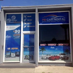 Perforated Vinyl Windows