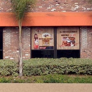 Perforated Window Graphics