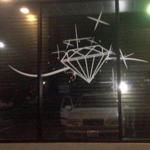 Plotted Frosted Vinyl