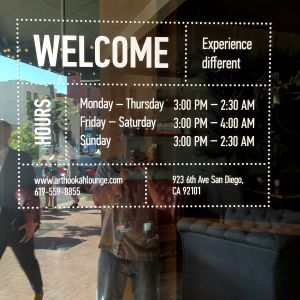 Plotted Vinyl Store Hours