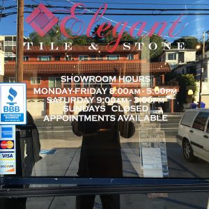 Plotted Vinyl on StoreFront Glass