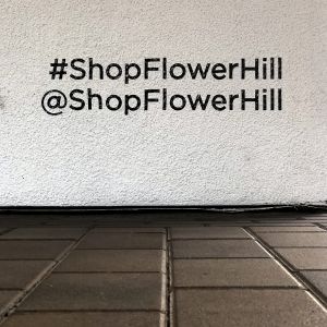 Plotted Vinyl on Stucco Wall