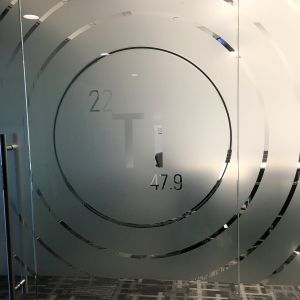 Plotted Weeded Frosted Vinyl