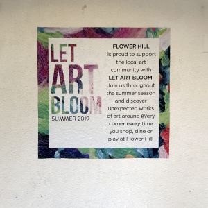 Printed Graphics on Stucco Wall