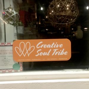 Removable Vinyl Sticker on Window