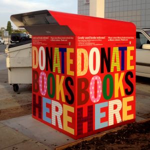 Wrapped Book Drop Box