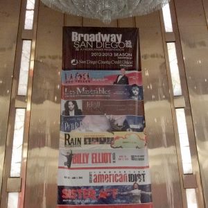 banner advertises many upcomming events