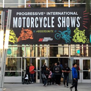 large convention trade show banner