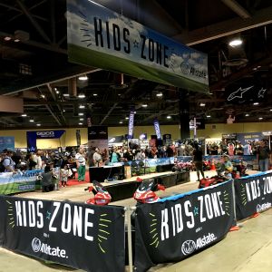 motorcycle show multiple banners fabric