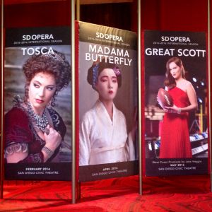 opera show banners fabric